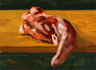 Tongue I; oil on board, 22 x 30 cm, 2012