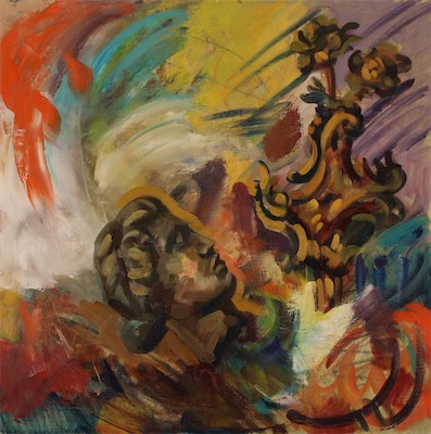 Orpheus;  oil on canvas, 60 x 60 cm, 2015