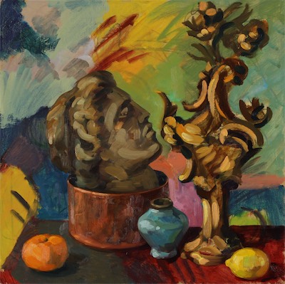 Orpheus;  oil on canvas, 60 x 60 cm, 2015