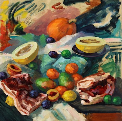 untitled; oil on canvas cm, 80 x 80, 2016